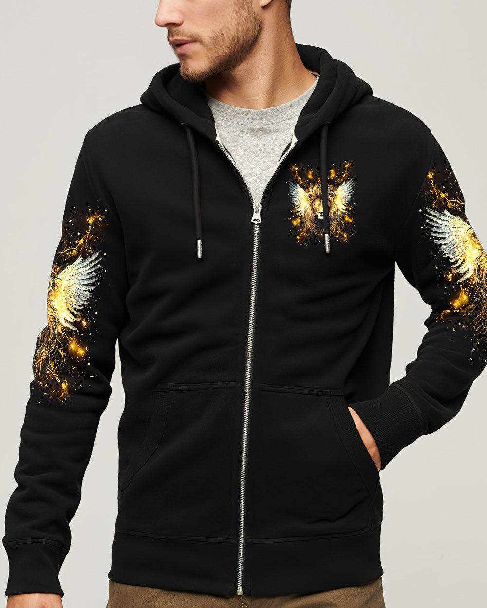 I Can Do All Things Lion Wings Men's All Over Print Shirt - Tlnt2603252