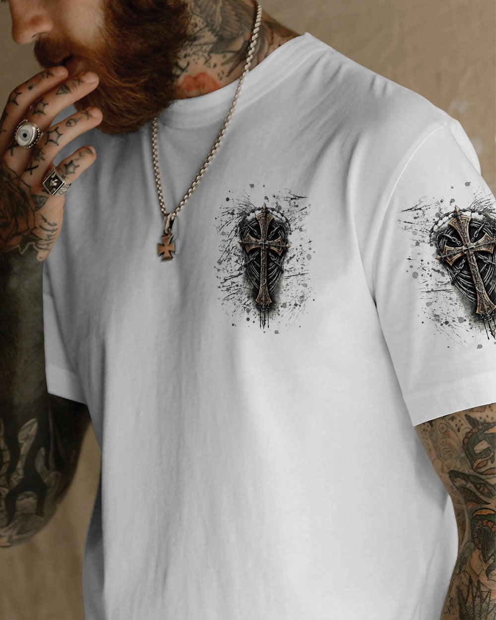 He Brought Me Out Of Darkness Men's All Over Print Shirt - Tlnt2604252