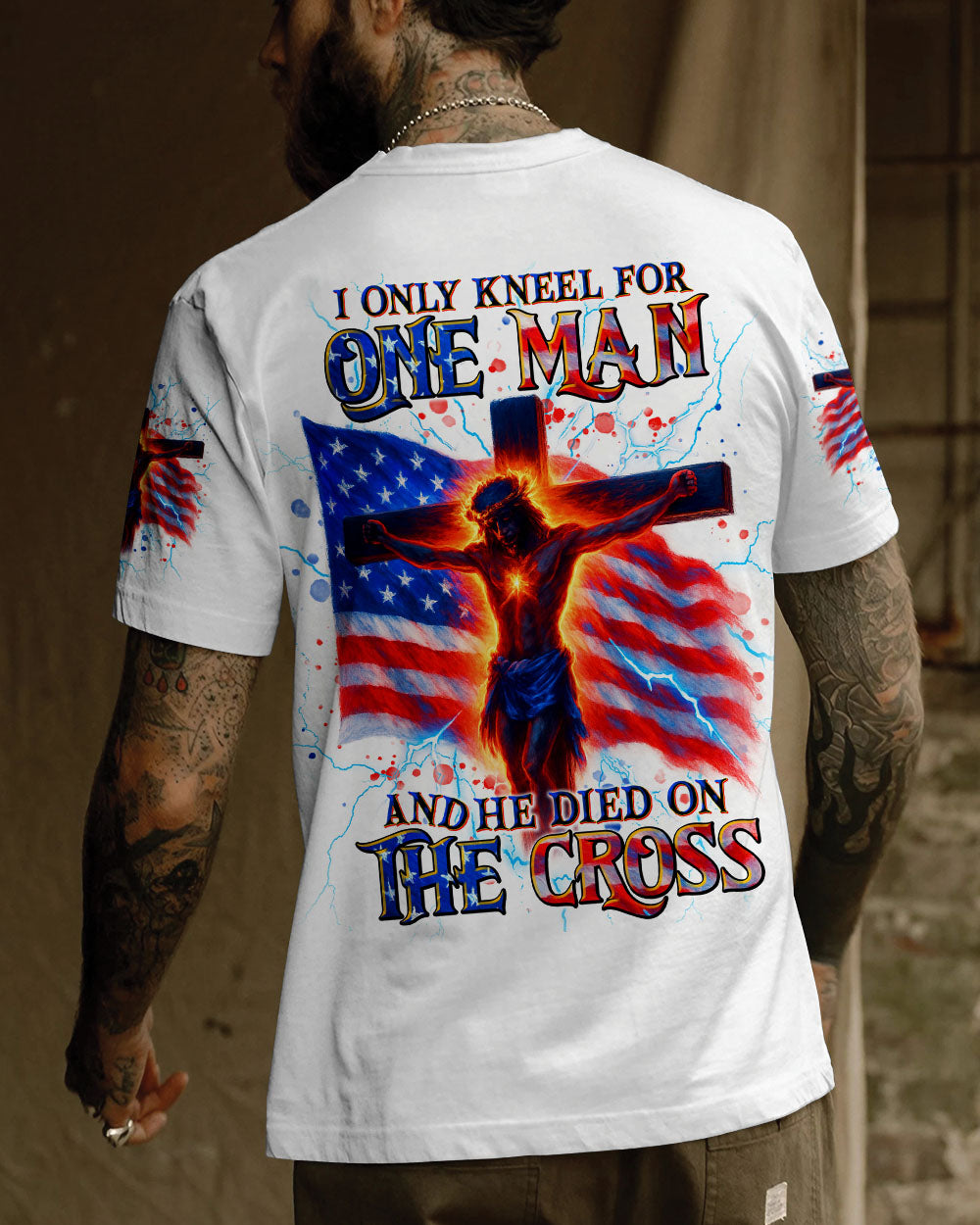 I Only Kneel For One Man Men's All Over Print Shirt - Tlnt2705254