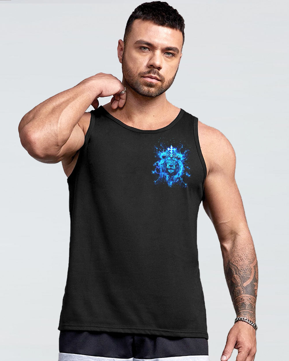 By His Stripes We Are Healed Lion Men's All Over Print Shirt - Tlnt2803252