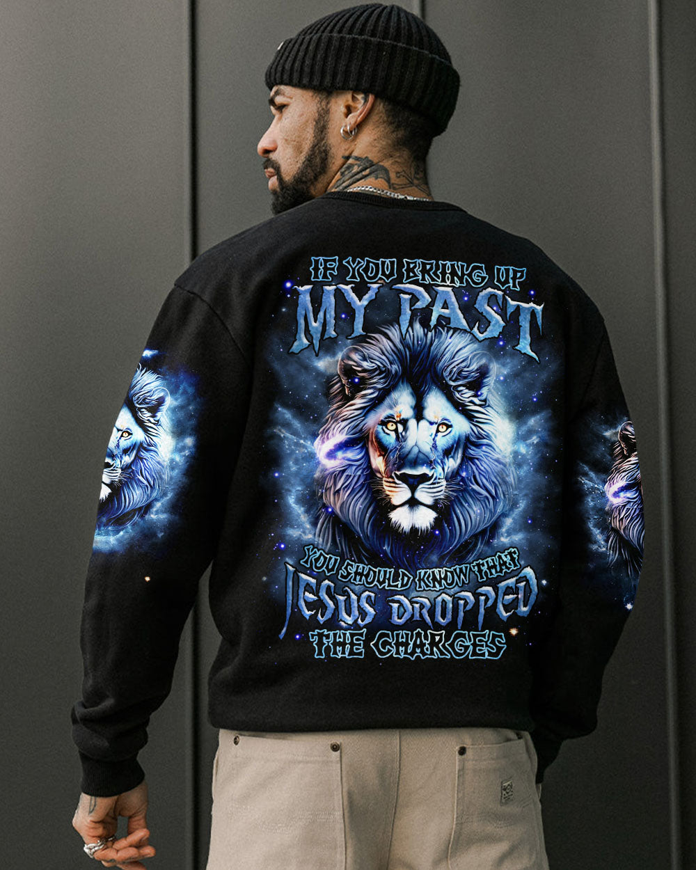 Jesus Dropped The Charges Lion Men's All Over Print Shirt - Tlnz0306252