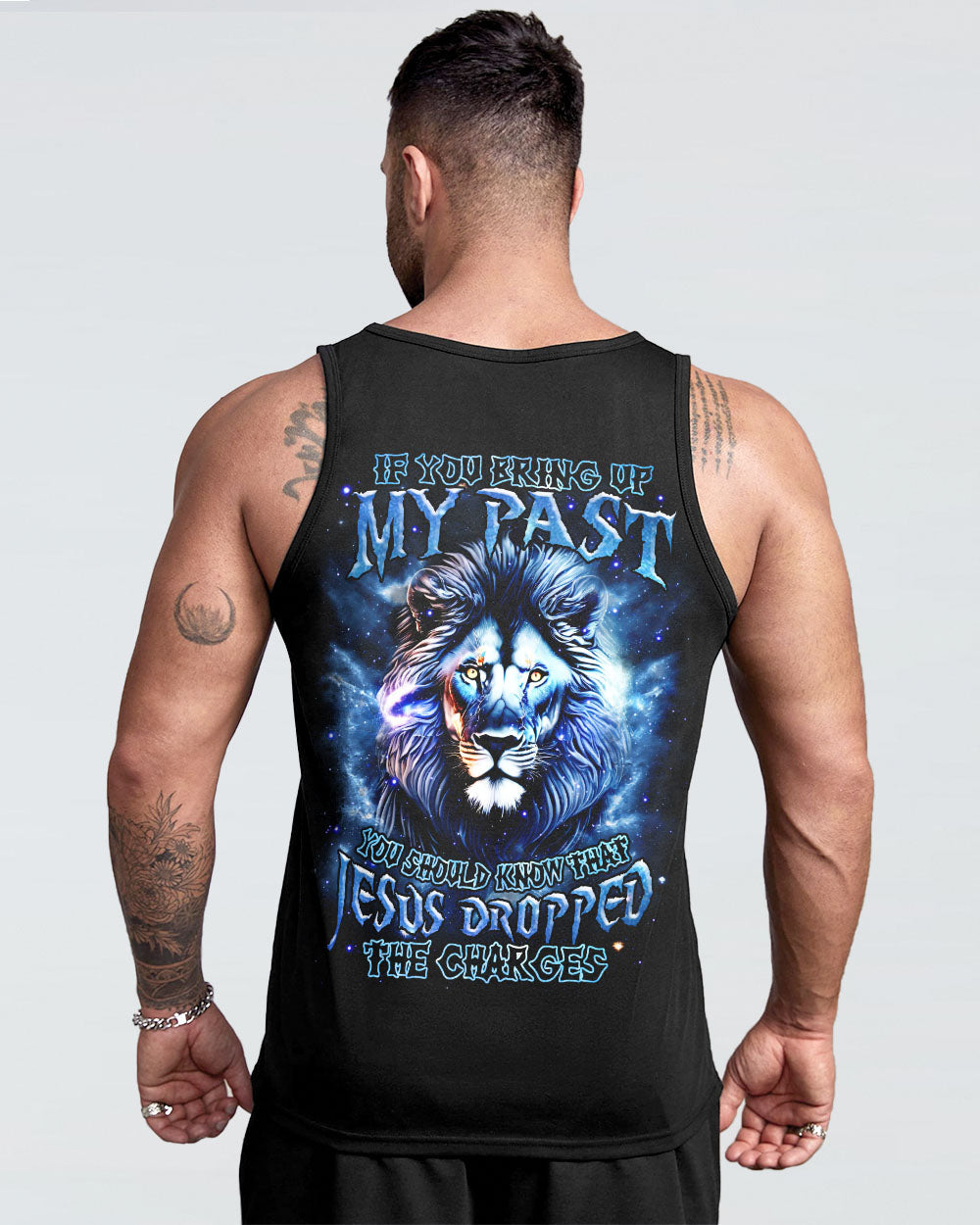 Jesus Dropped The Charges Lion Men's All Over Print Shirt - Tlnz0306252