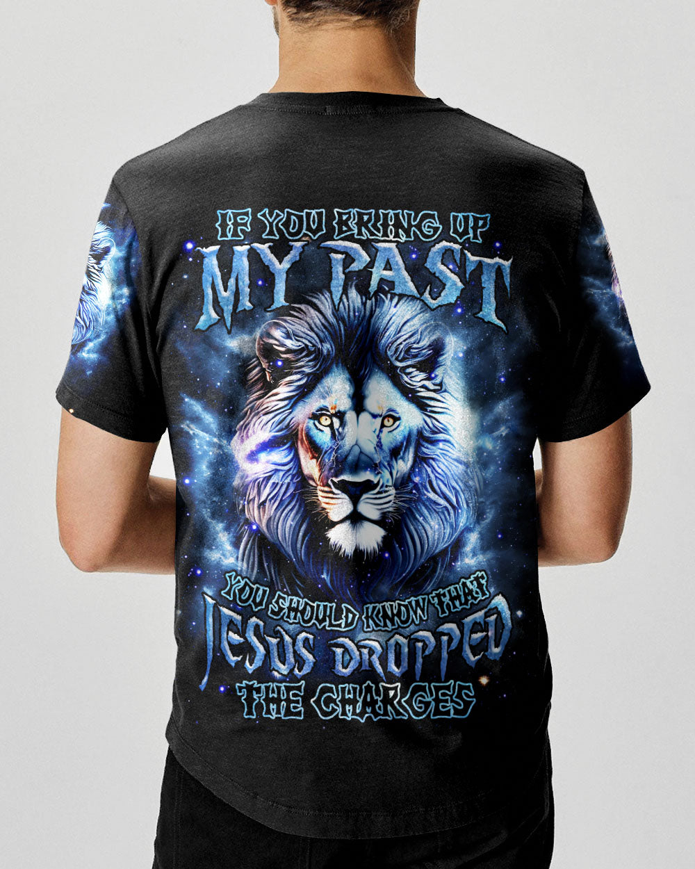 Jesus Dropped The Charges Lion Men's All Over Print Shirt - Tlnz0306252