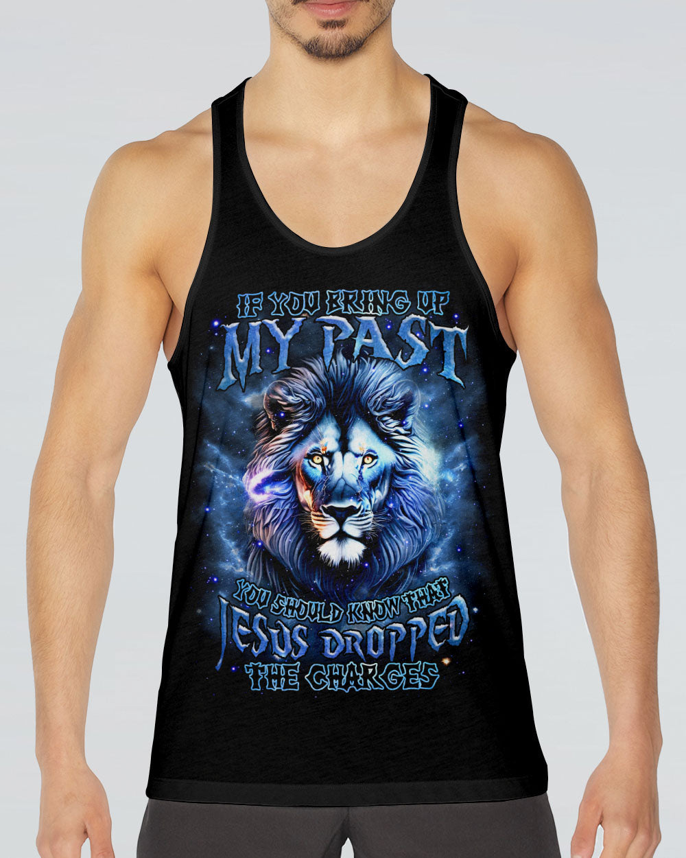 Jesus Dropped The Charges Lion Men's All Over Print Shirt - Tlnz0306252