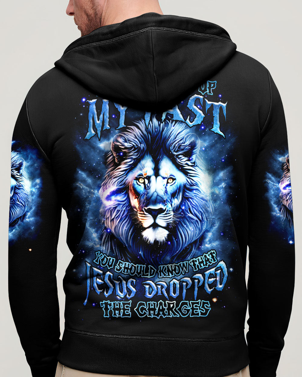 Jesus Dropped The Charges Lion Men's All Over Print Shirt - Tlnz0306252