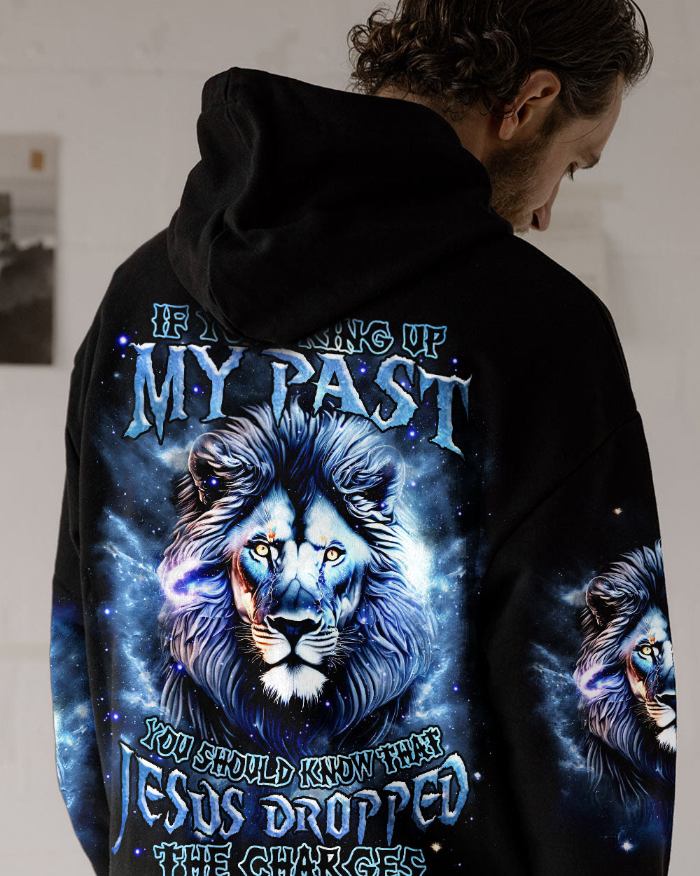 Jesus Dropped The Charges Lion Men's All Over Print Shirt - Tlnz0306252