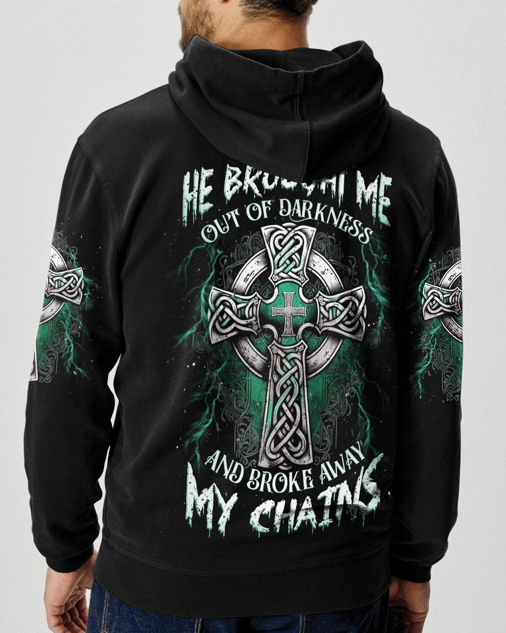 He Brought Me Out Of Darkness Men's All Over Print Shirt - Tlnz0505252