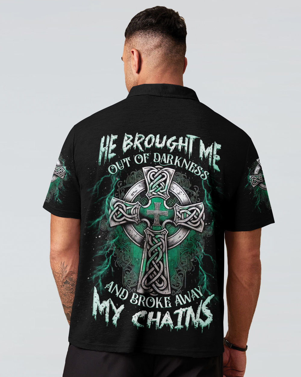He Brought Me Out Of Darkness Men's All Over Print Shirt - Tlnz0505252
