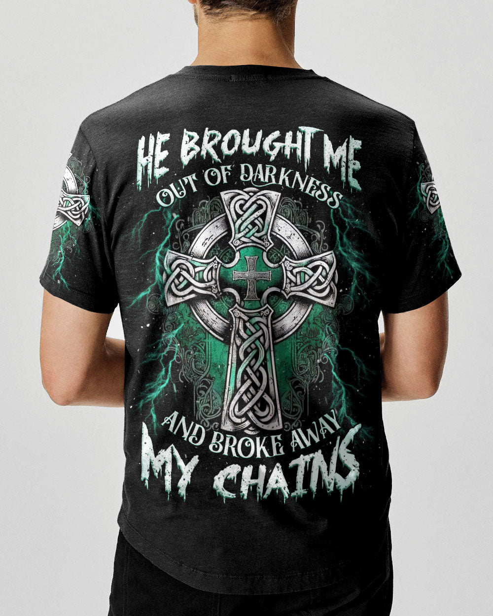 He Brought Me Out Of Darkness Men's All Over Print Shirt - Tlnz0505252