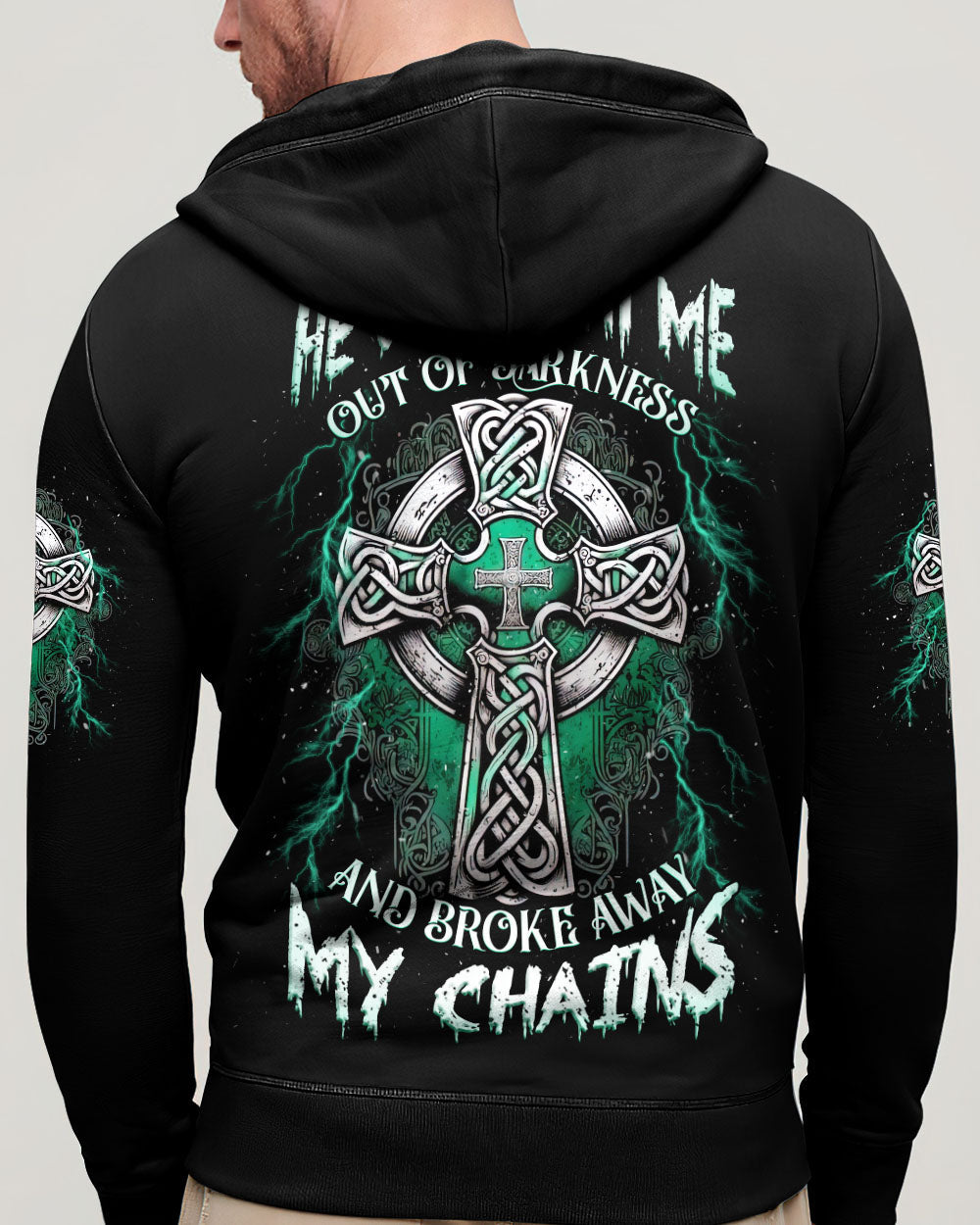 He Brought Me Out Of Darkness Men's All Over Print Shirt - Tlnz0505252