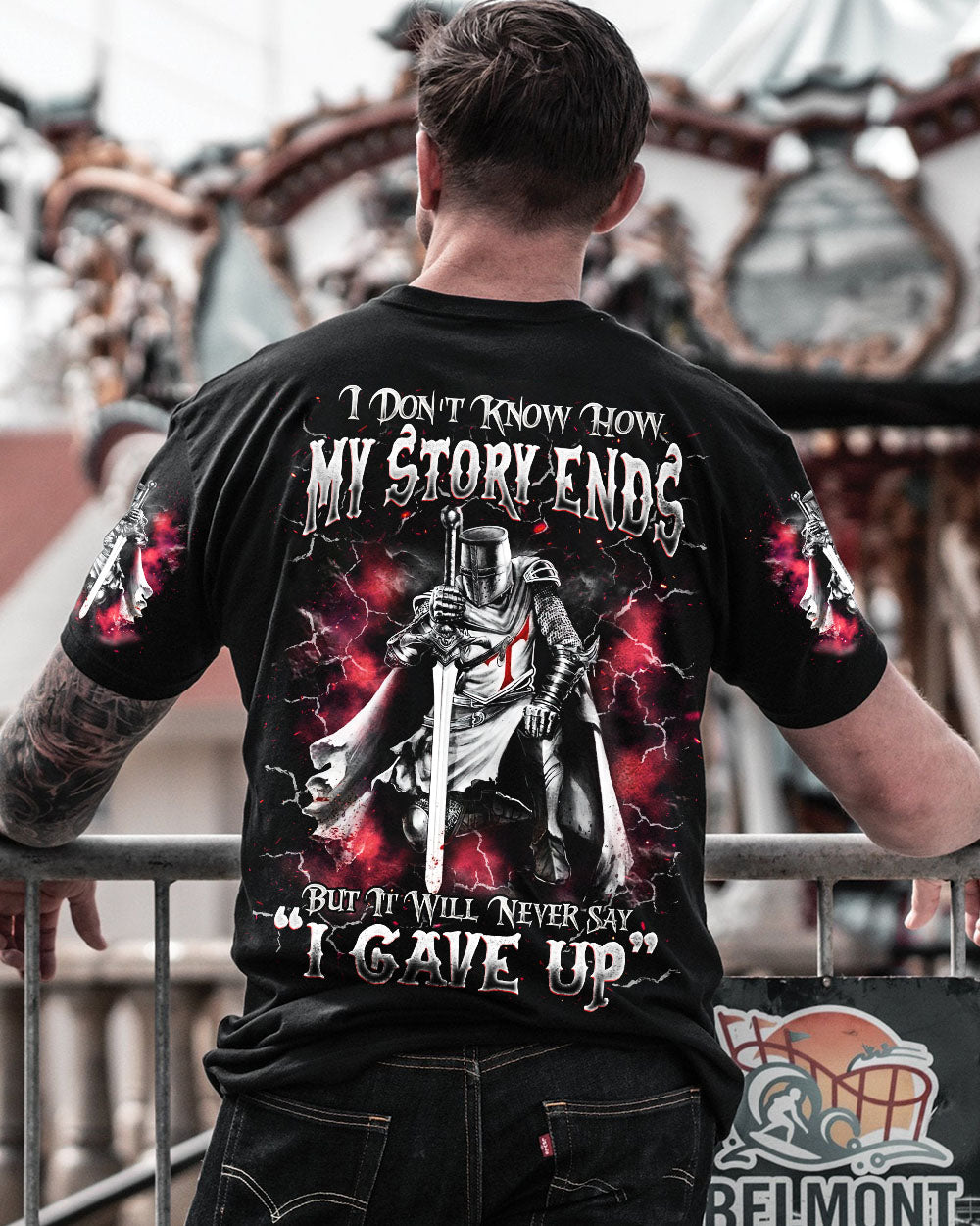 I Don't Know How My Story Ends Warrior Men's All Over Print Shirt - Tlnz1104253