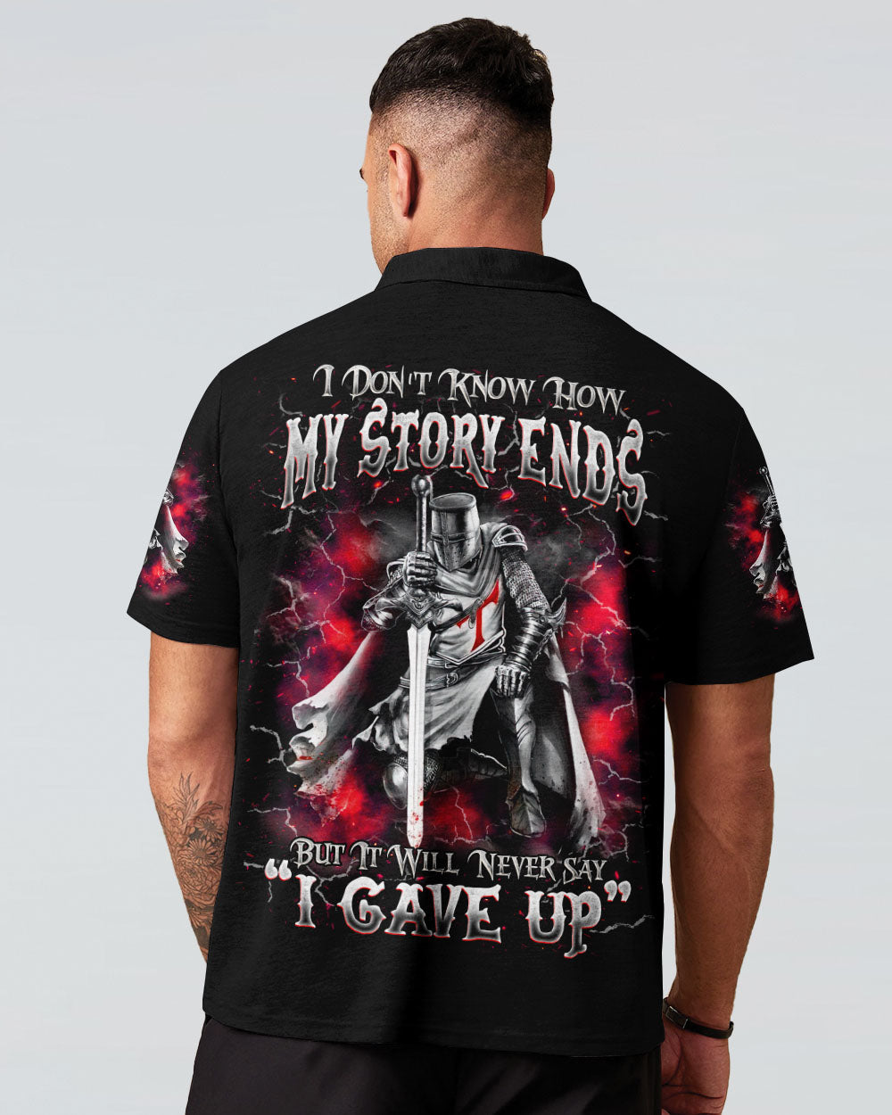 I Don't Know How My Story Ends Warrior Men's All Over Print Shirt - Tlnz1104253