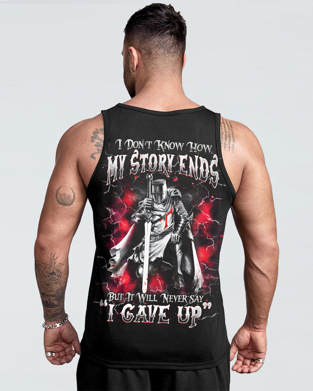I Don't Know How My Story Ends Warrior Men's All Over Print Shirt - Tlnz1104253