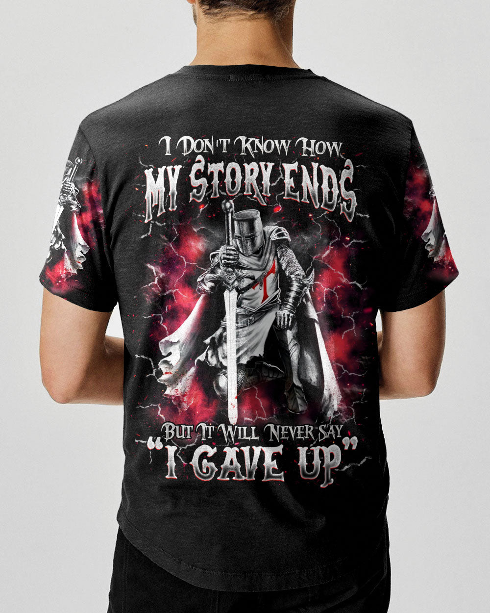 I Don't Know How My Story Ends Warrior Men's All Over Print Shirt - Tlnz1104253