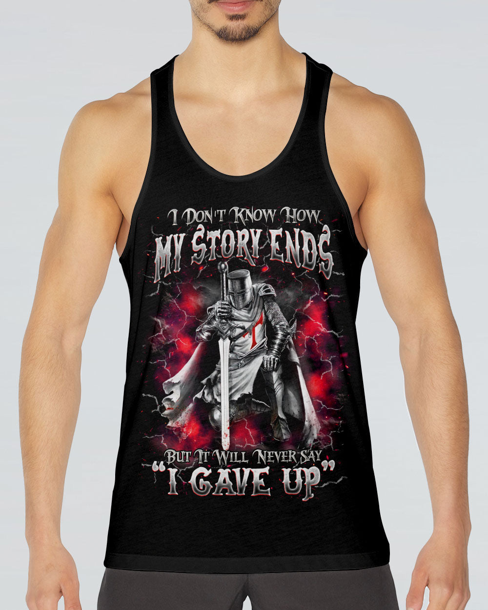 I Don't Know How My Story Ends Warrior Men's All Over Print Shirt - Tlnz1104253