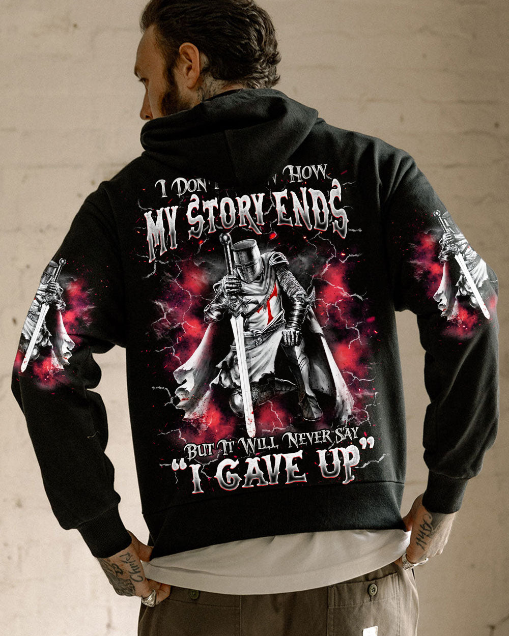 I Don't Know How My Story Ends Warrior Men's All Over Print Shirt - Tlnz1104253