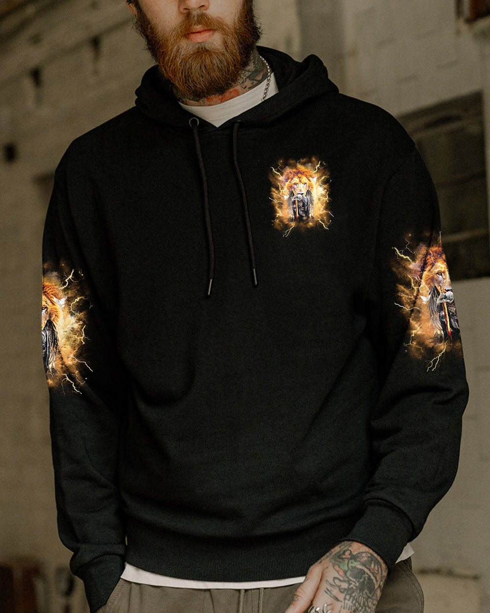 He Died For Me Lion Warrior Men's All Over Print Shirt - Tlnz1303253