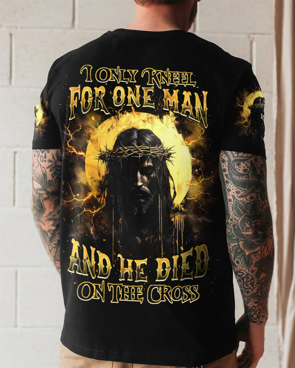 I Only Kneel For One Man Men's All Over Print Shirt - Tlnz1406253