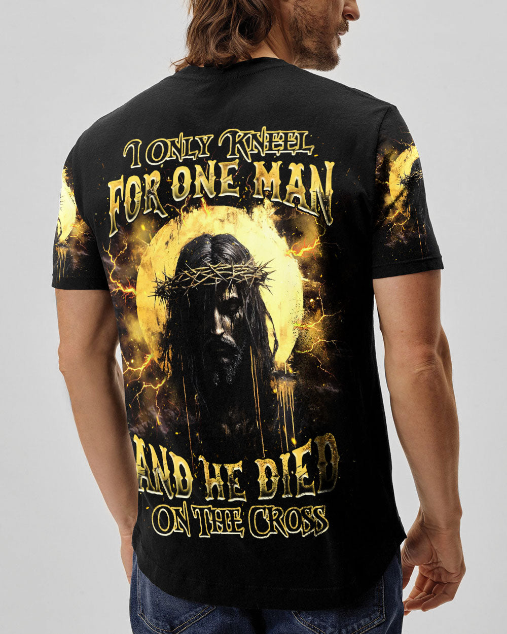 I Only Kneel For One Man Men's All Over Print Shirt - Tlnz1406253