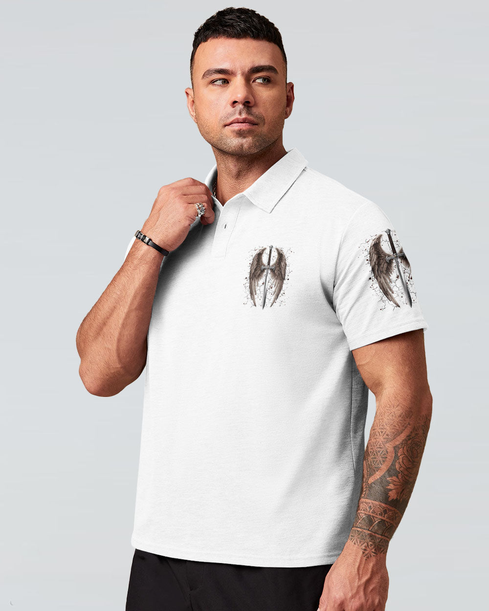 Thank You God Wings Men's All Over Print Shirt - Tlnz1704254