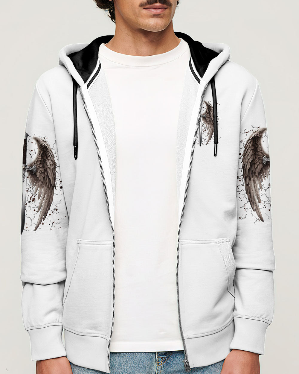Thank You God Wings Men's All Over Print Shirt - Tlnz1704254