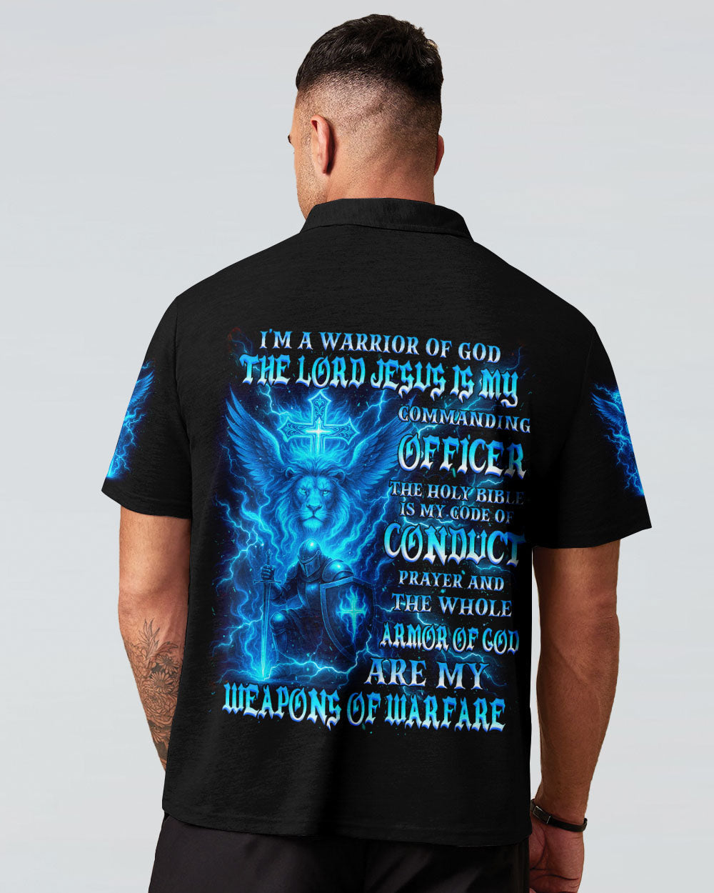 I'm A Warrior Of God Men's All Over Print Shirt - Tlnz1706252
