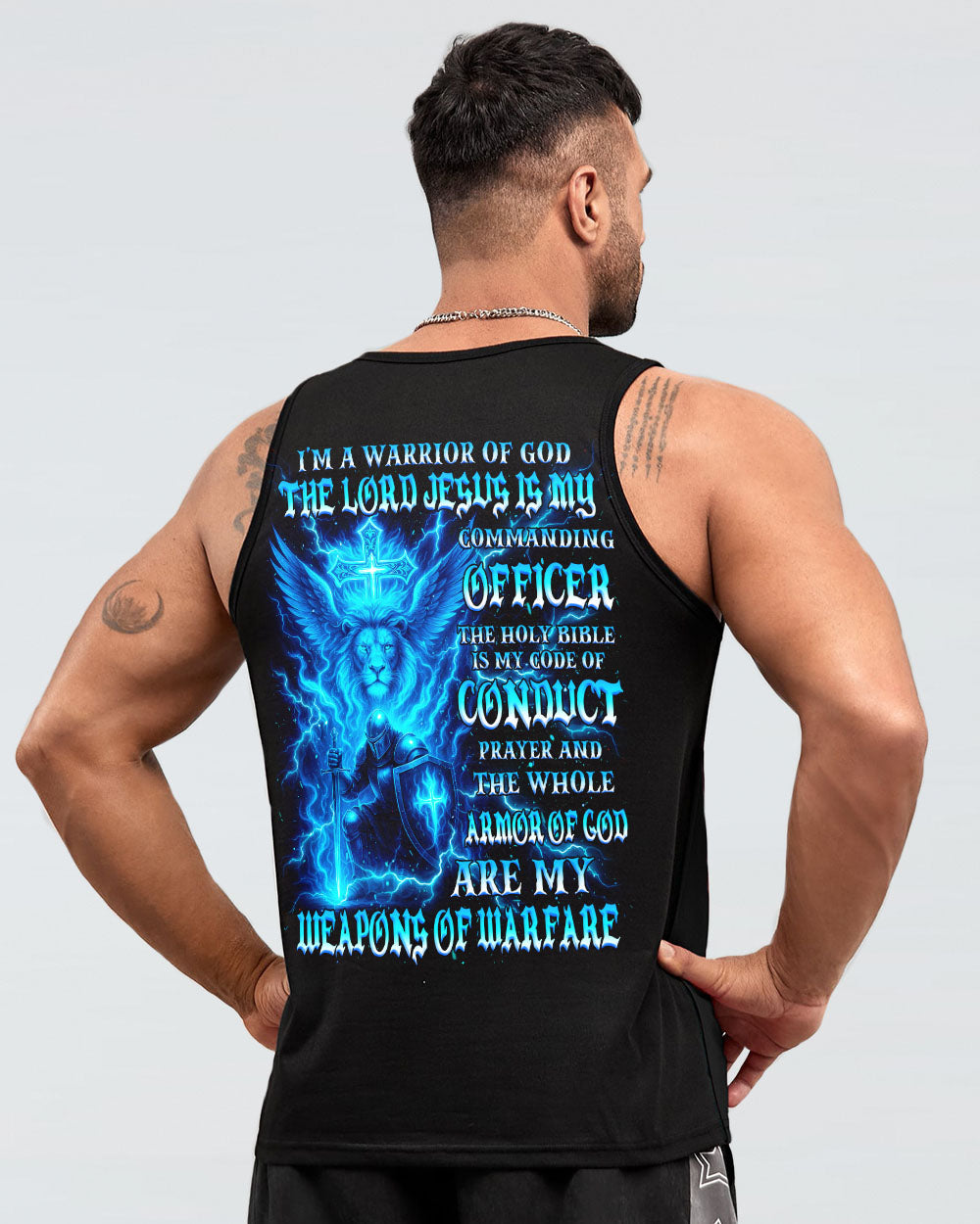 I'm A Warrior Of God Men's All Over Print Shirt - Tlnz1706252