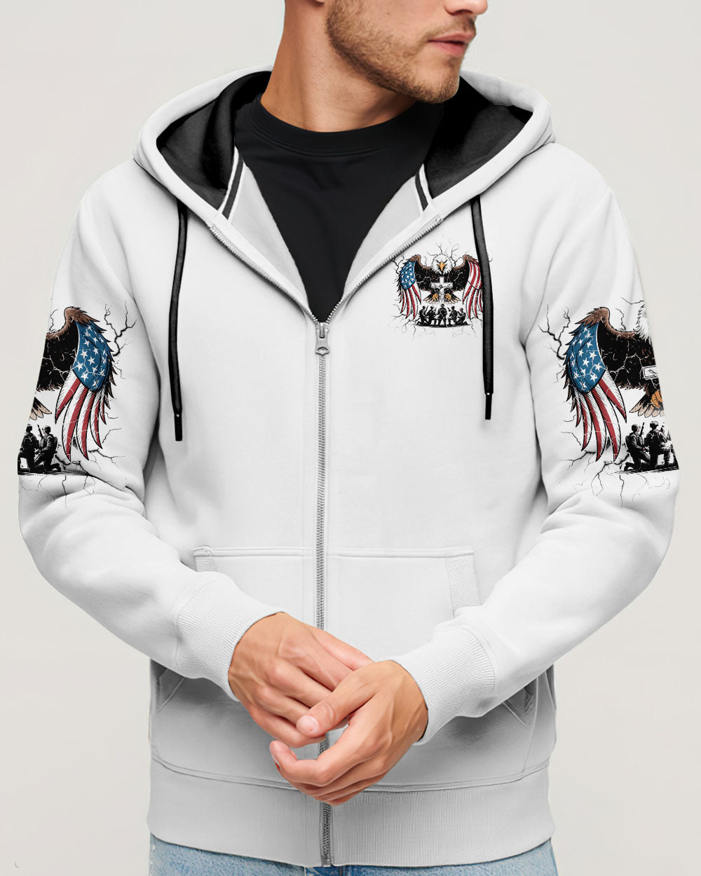 Stand For The Flag Kneel For The Cross Men's All Over Print Shirt - Tlnz2006253
