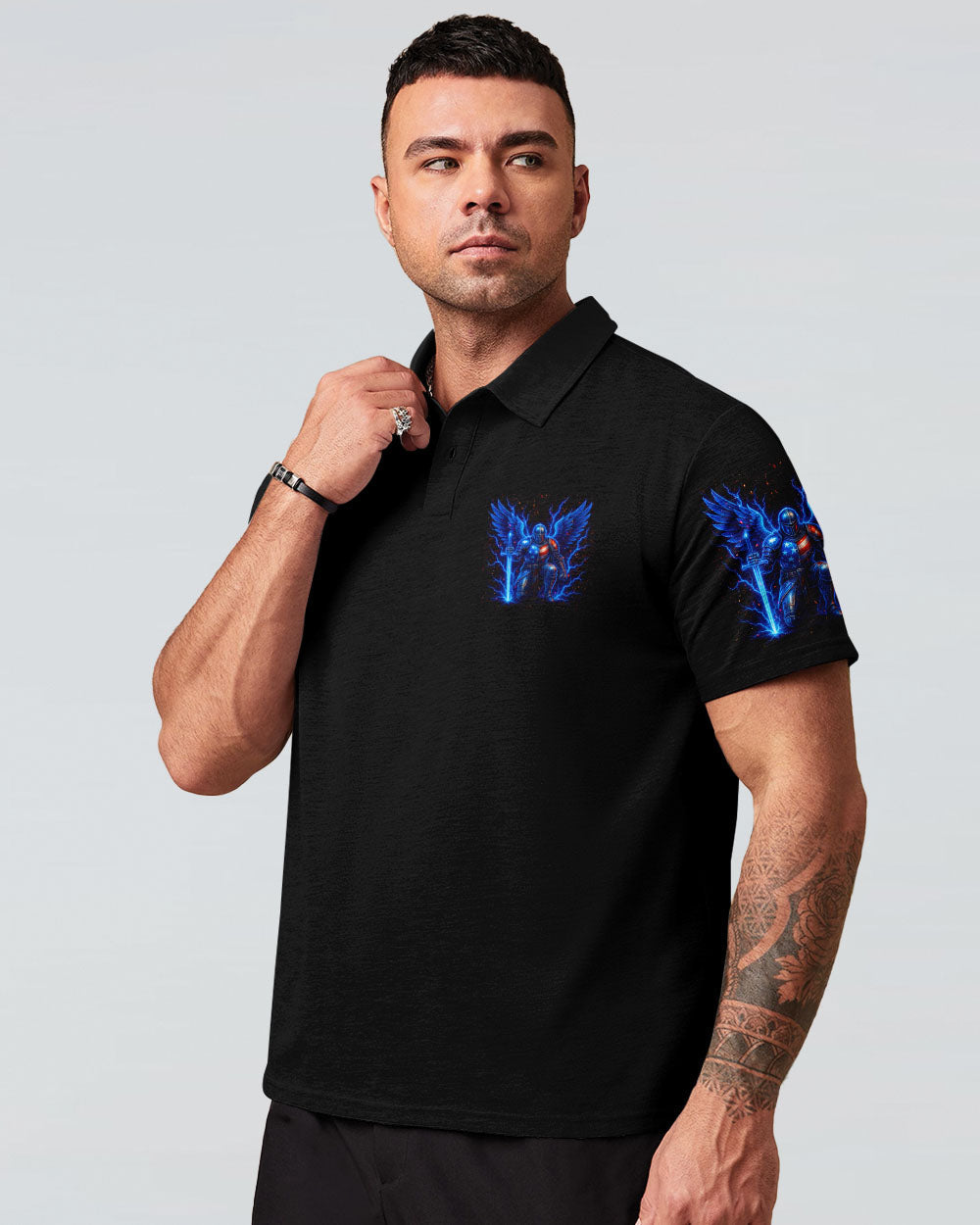 A Warrior Of Christ Warrior Men's All Over Print Shirt - Tlnz2305252