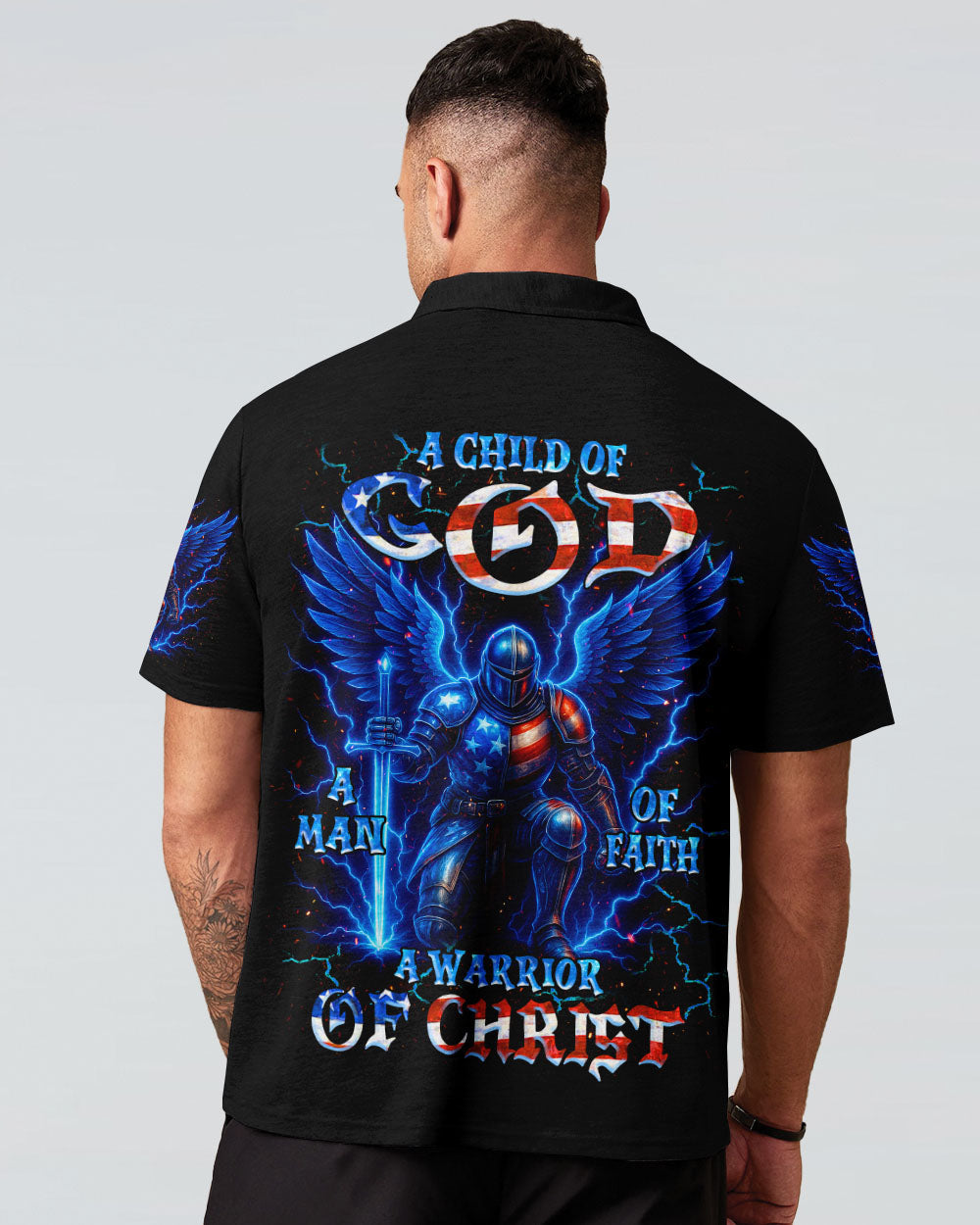 A Warrior Of Christ Warrior Men's All Over Print Shirt - Tlnz2305252