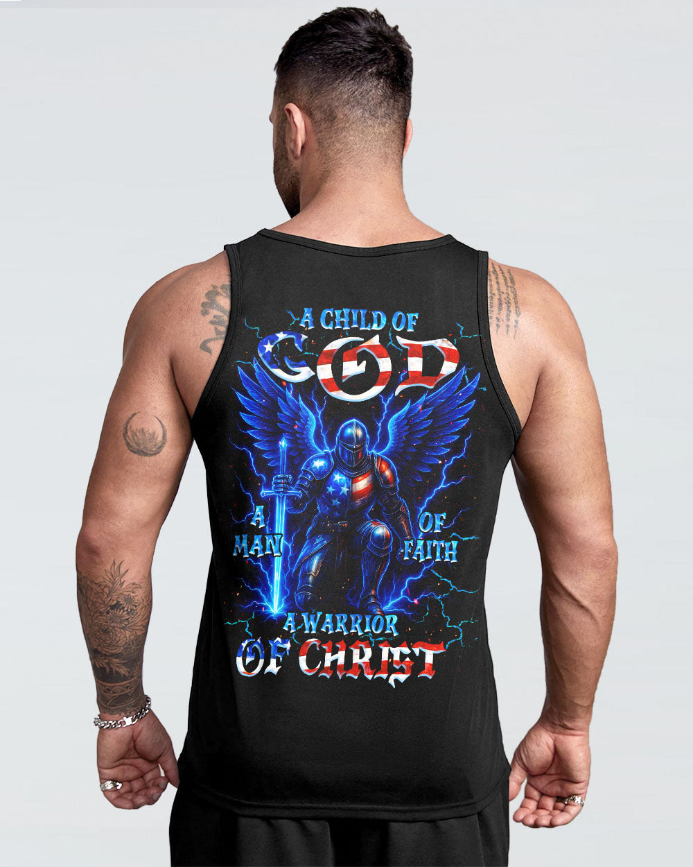 A Warrior Of Christ Warrior Men's All Over Print Shirt - Tlnz2305252