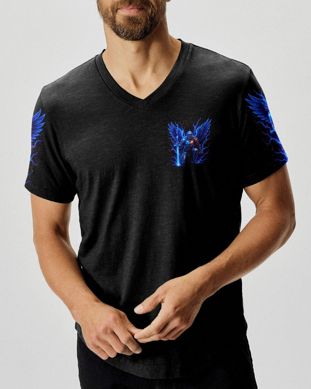 A Warrior Of Christ Warrior Men's All Over Print Shirt - Tlnz2305252