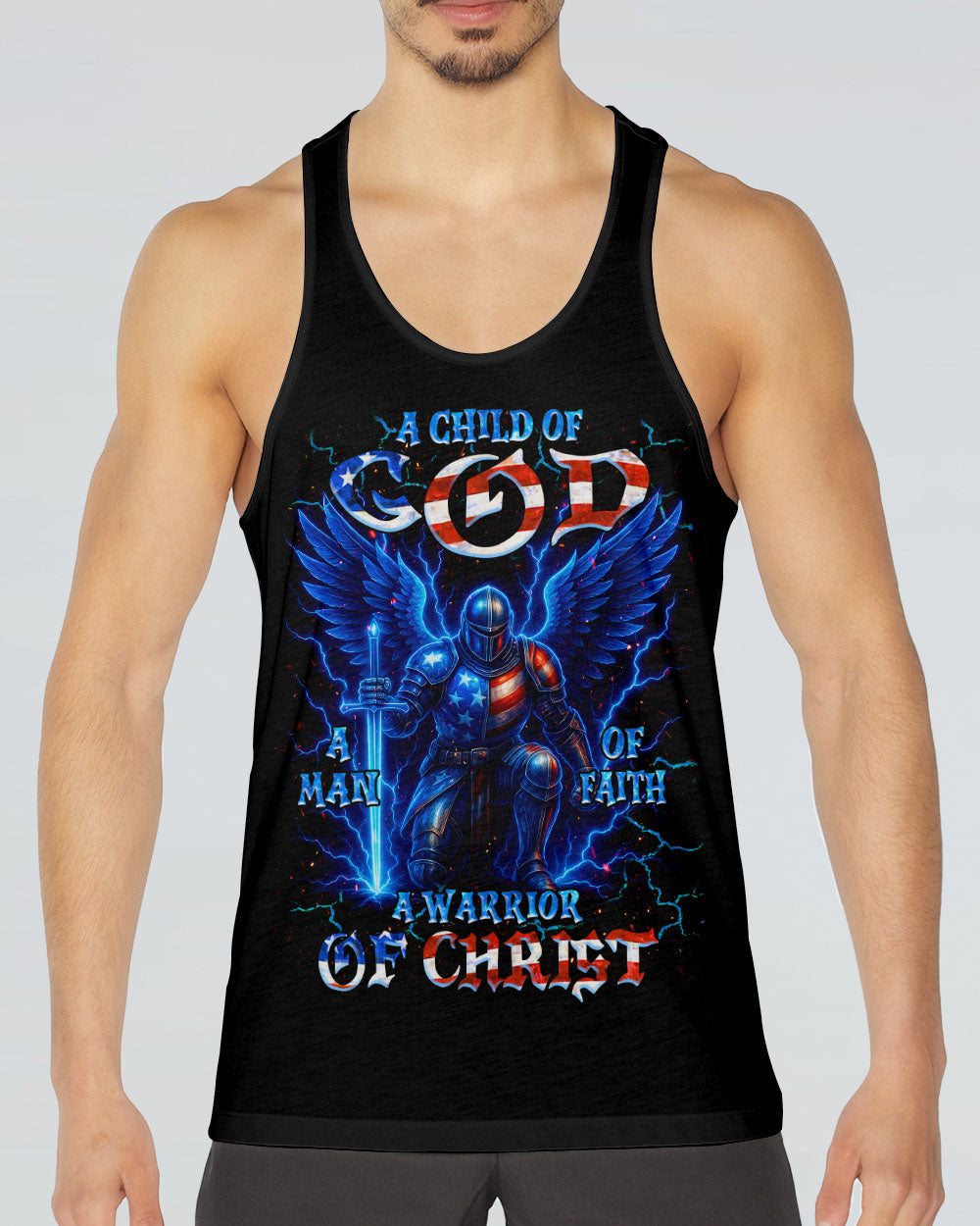 A Warrior Of Christ Warrior Men's All Over Print Shirt - Tlnz2305252
