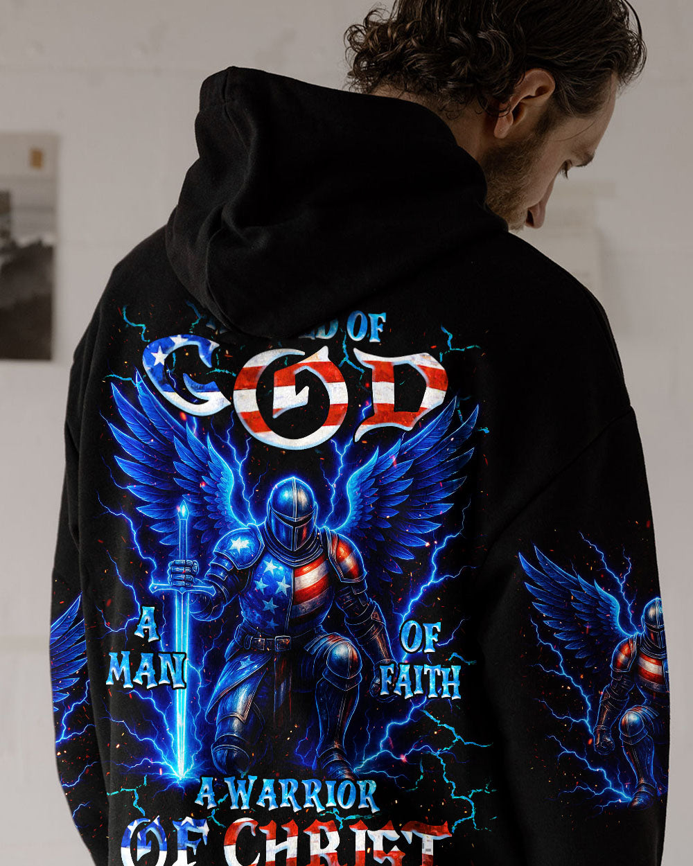 A Warrior Of Christ Warrior Men's All Over Print Shirt - Tlnz2305252