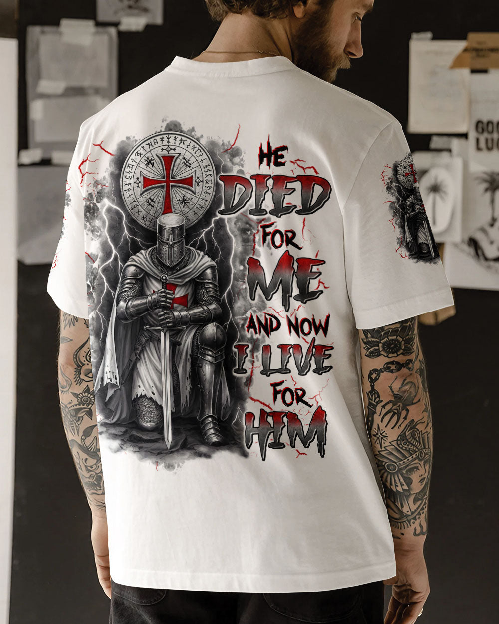 He Died For Me Men's All Over Print Shirt - Tltr1605253