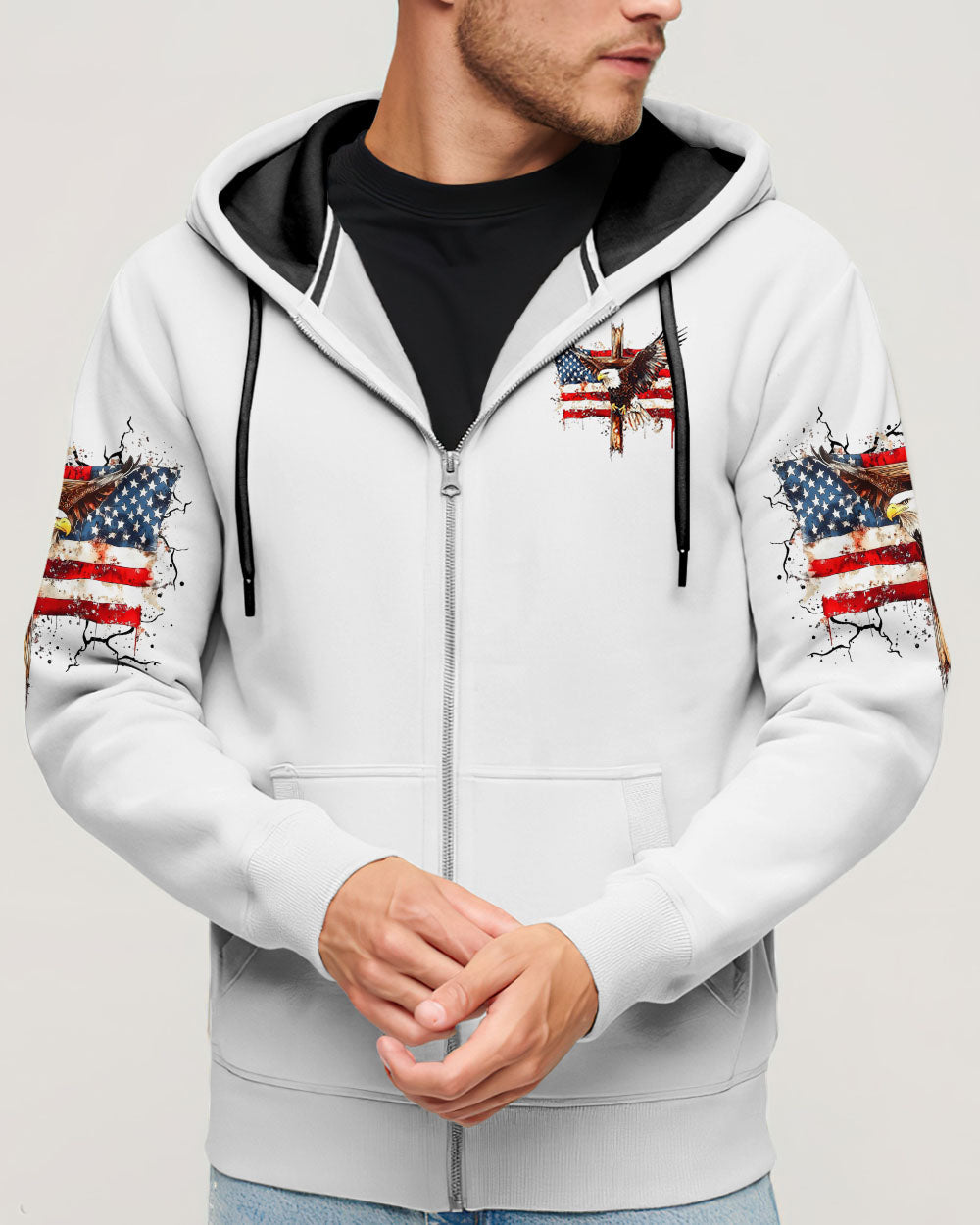One Nation Under God Eagle Men's All Over Print Shirt - Tltr2105252