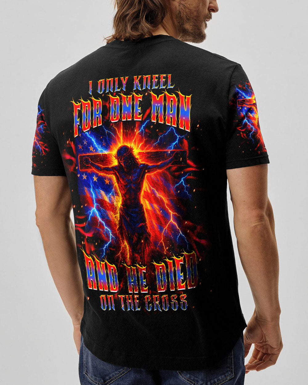 I Only Kneel For One Man Men's All Over Print Shirt - Tltr2306253