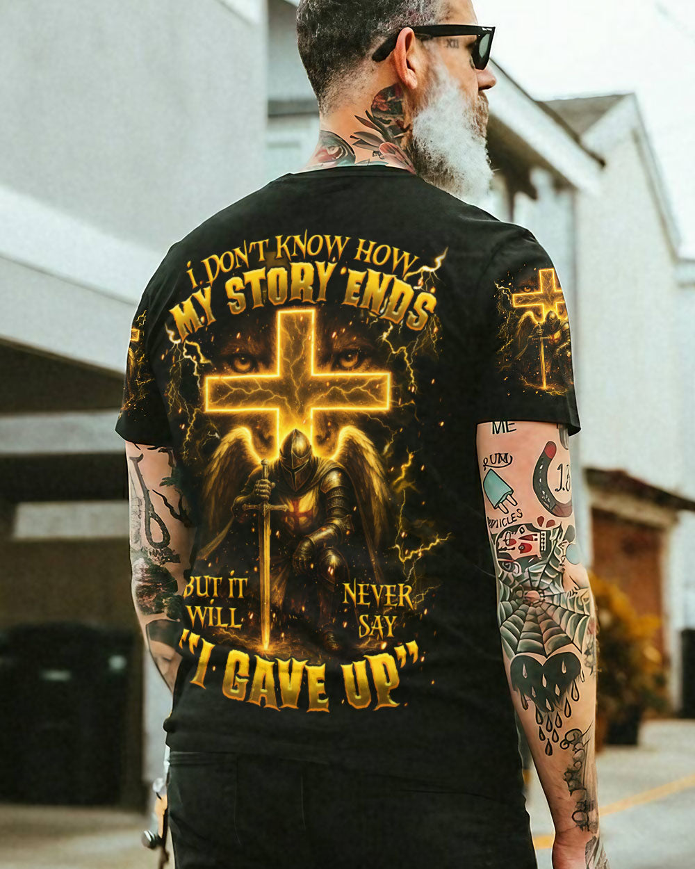 I Don't Know How My Story Ends Warrior Men's All Over Print Shirt - Tltr2404251