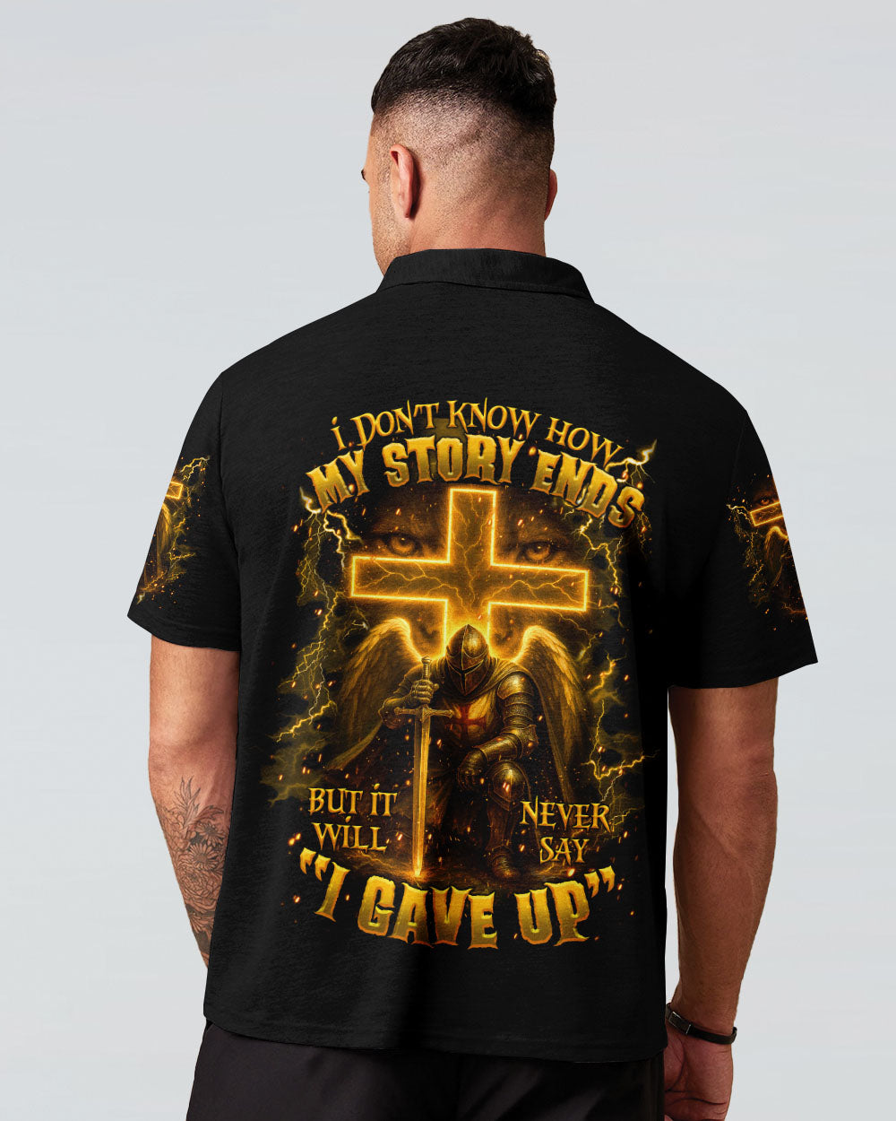 I Don't Know How My Story Ends Warrior Men's All Over Print Shirt - Tltr2404251