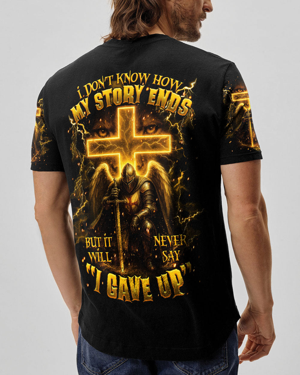 I Don't Know How My Story Ends Warrior Men's All Over Print Shirt - Tltr2404251