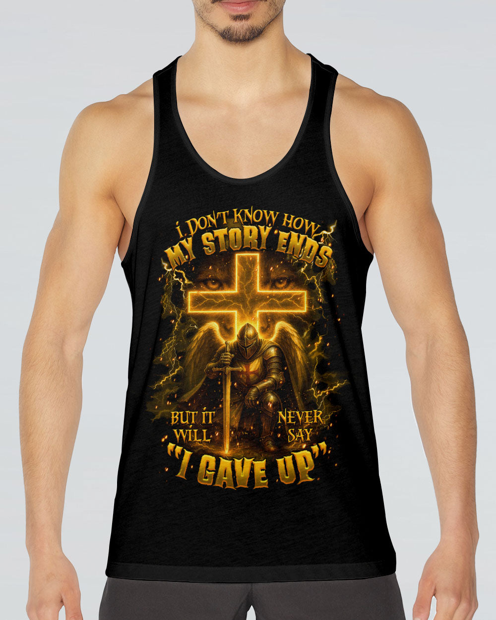 I Don't Know How My Story Ends Warrior Men's All Over Print Shirt - Tltr2404251