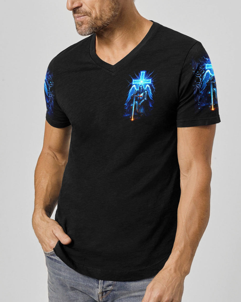 A Warrior Of Christ Warrior Men's All Over Print Shirt - Tltr2605252