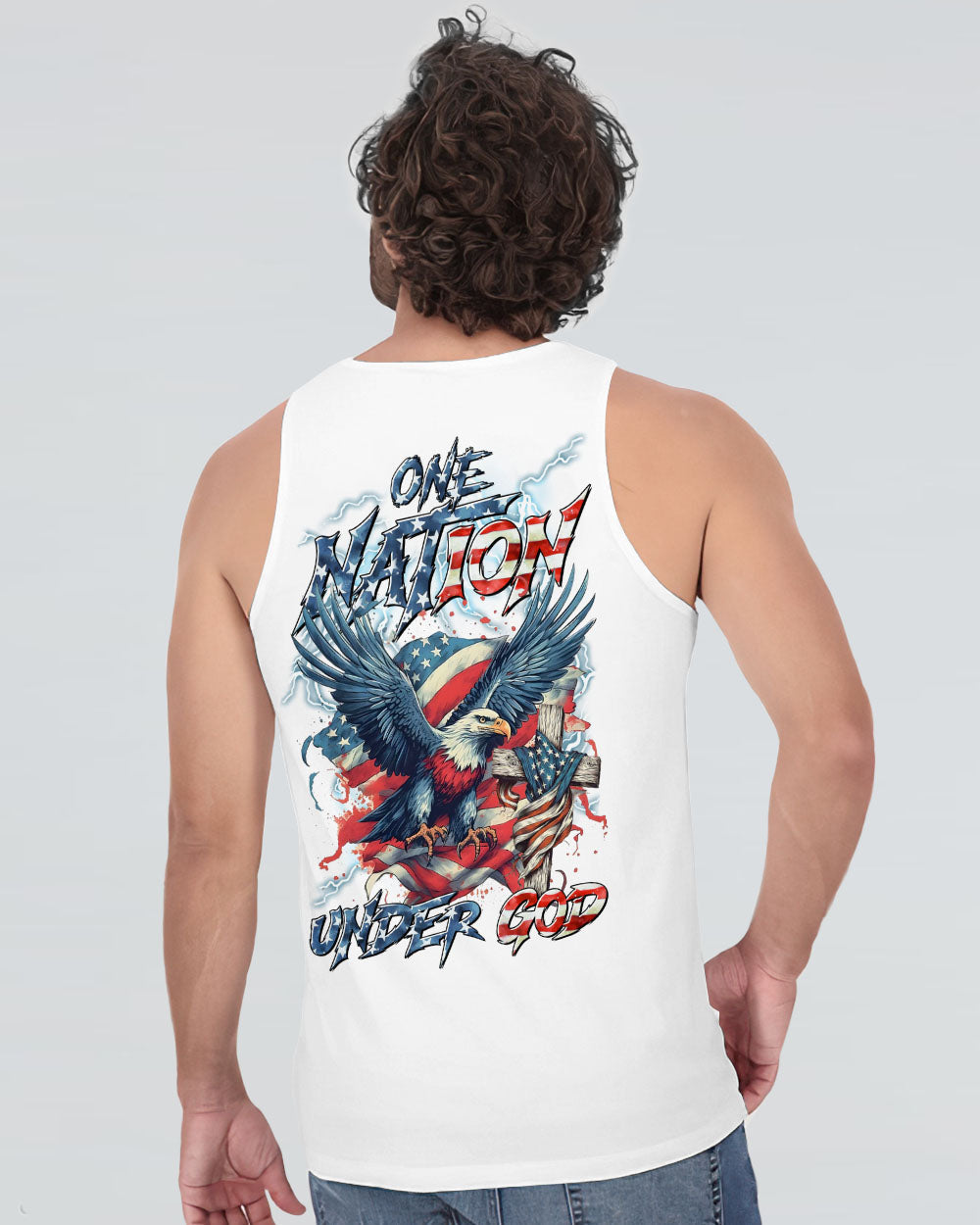 One Nation Under God Eagle Men's All Over Print Shirt - Tltr2905252