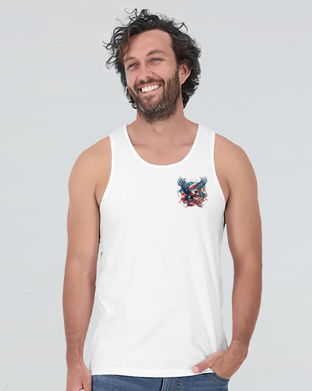 One Nation Under God Eagle Men's All Over Print Shirt - Tltr2905252