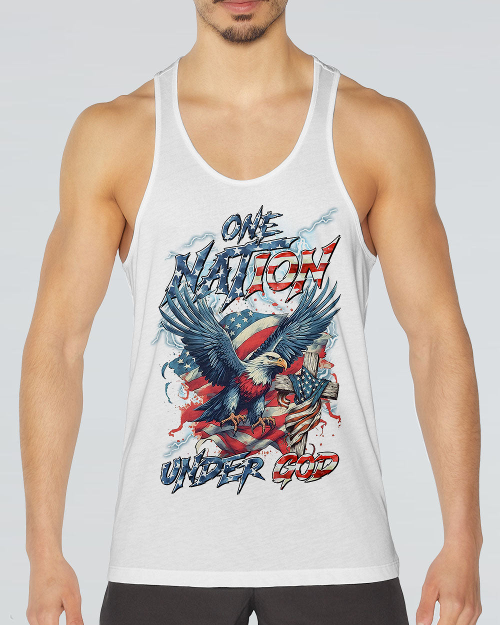 One Nation Under God Eagle Men's All Over Print Shirt - Tltr2905252