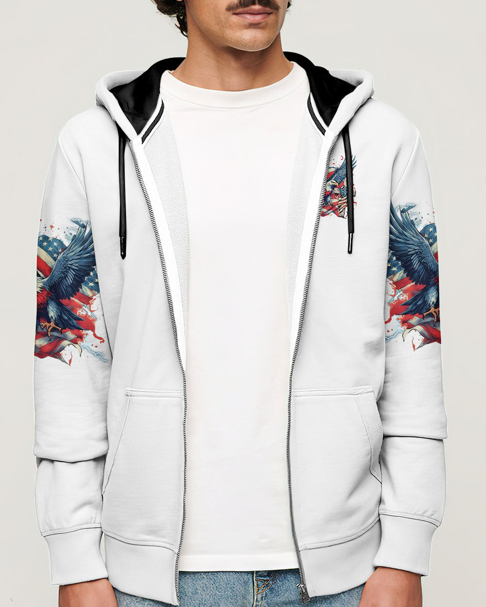 One Nation Under God Eagle Men's All Over Print Shirt - Tltr2905252