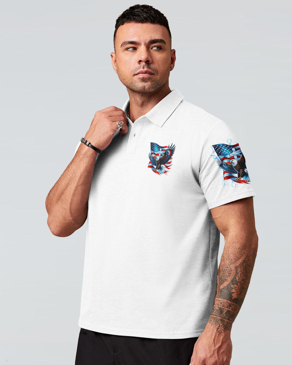 One Nation Under God Eagle Men's All Over Print Shirt - Tltr3005252