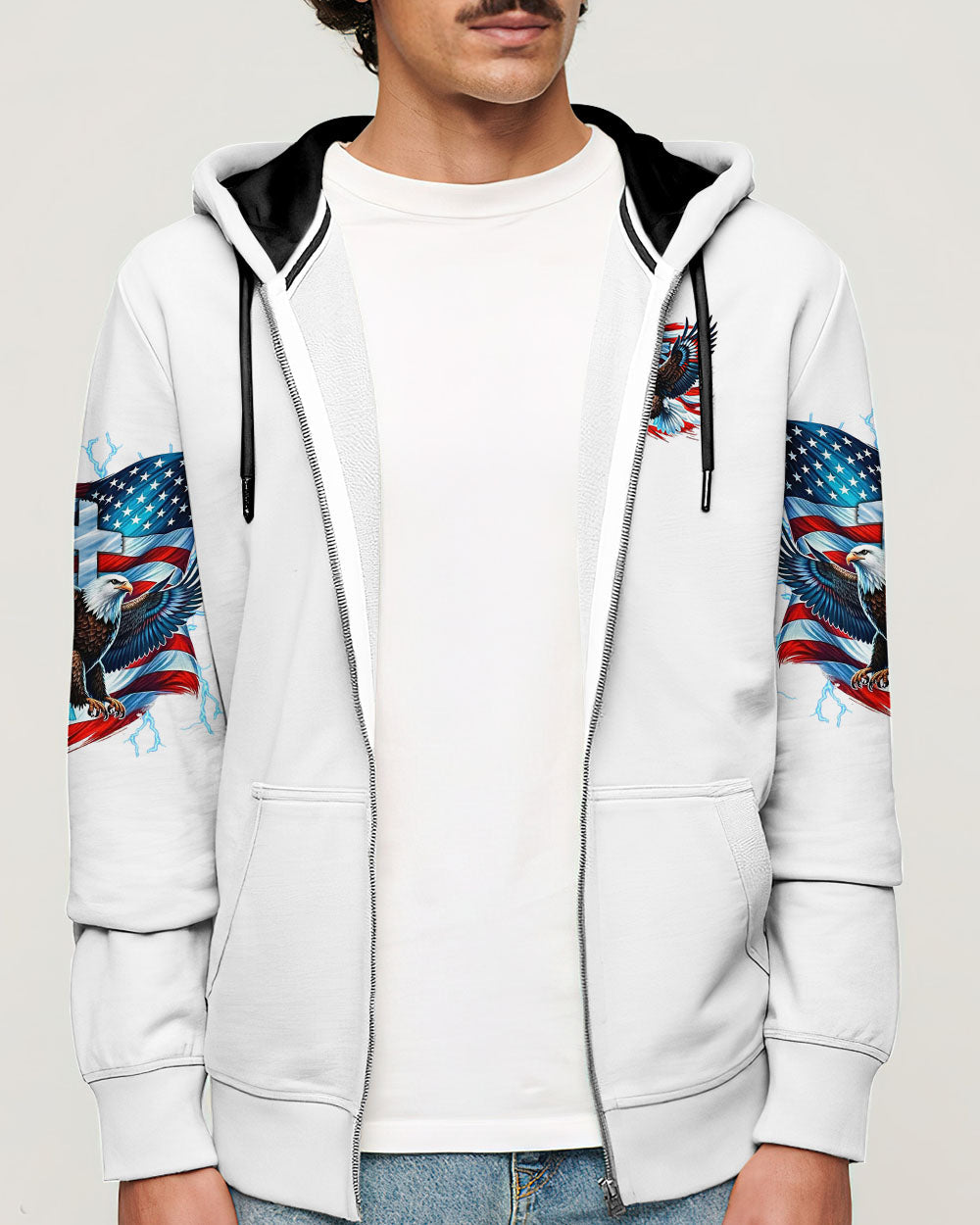 One Nation Under God Eagle Men's All Over Print Shirt - Tltr3005252