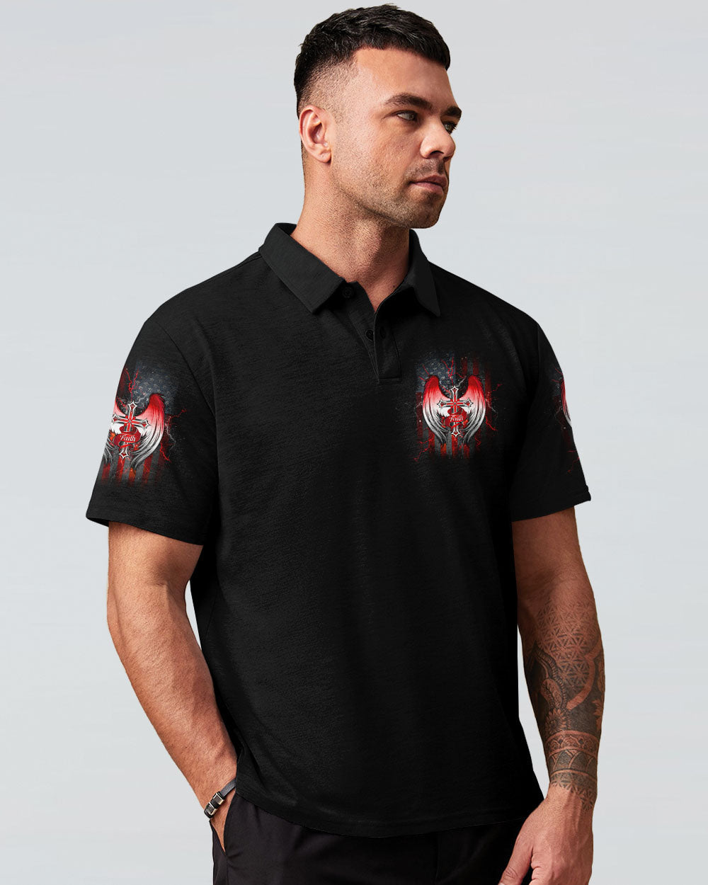 I Can Do All Things Cross Wings Men's All Over Print Shirt - Tltw1004254