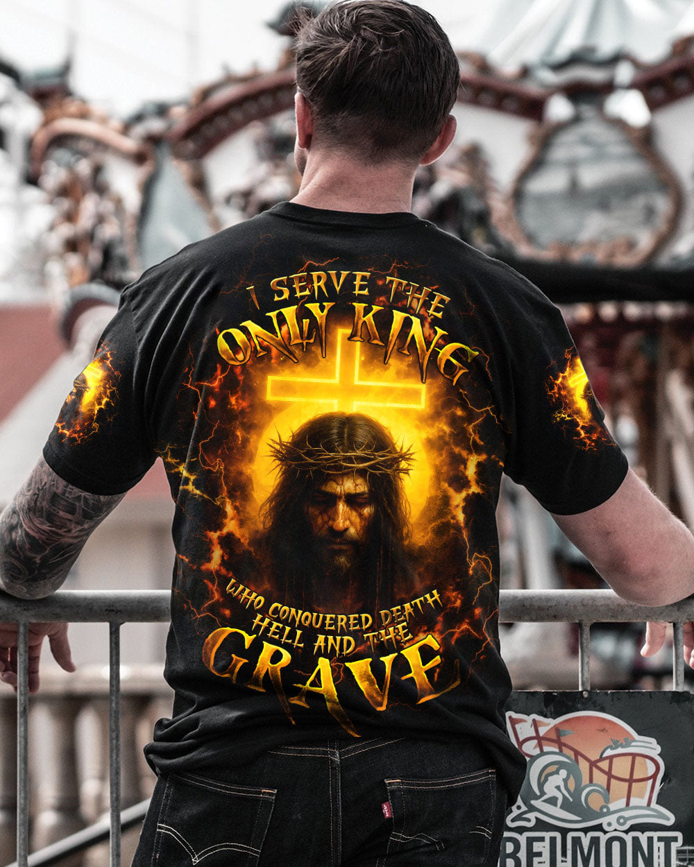 I Serve The Only King Men's All Over Print Shirt - Tltw2506253